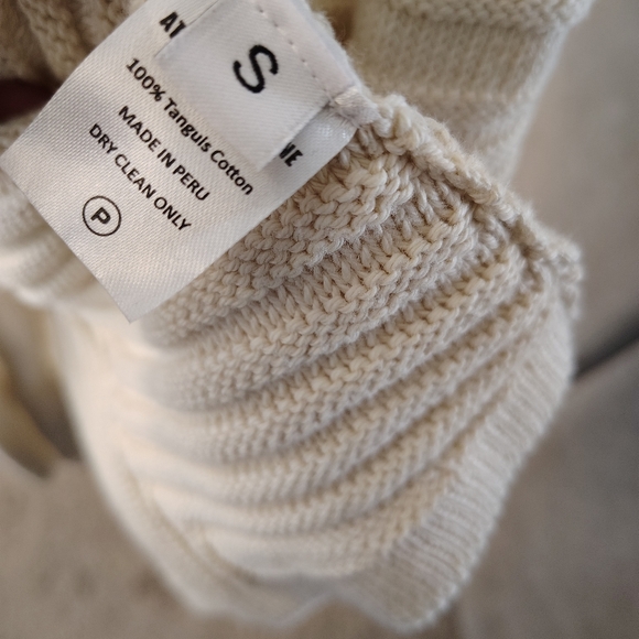 Atelier Delphine Sleeveless Cardigan in a cotton rib knit Cotton Small Cream - Picture 9 of 10